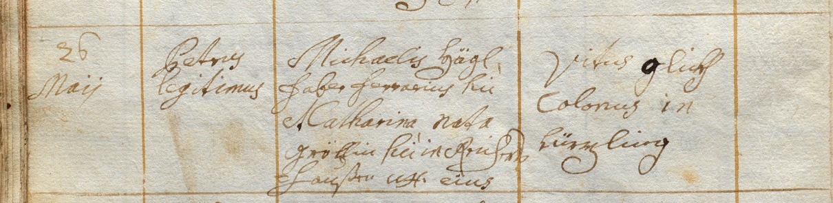 Klicken Sie zuerst in den Kreismittelpunkt, dann an irgendeiner Stelle auf den Kreis selbst.